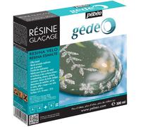 Pebeo Gedeo Transparent Glazing Resin 300ml Set - Enamel Relief Effect Kit
