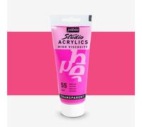 Pebeo : High Viscosity : Studio Acrylic Paint : 100ml : Azo Pink