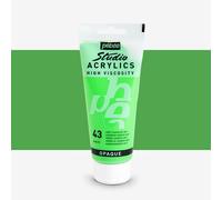 PEBEO 831-043 Pebeo 100 ml Studio Acrylic Paint, Cadmium Green Hue