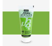 Pebeo : High Viscosity : Studio Acrylic Paint : 100ml : Chrome Green Hue