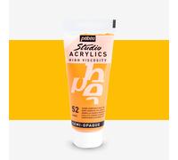 Pebeo : High Viscosity : Studio Acrylic Paint : 100ml : Dark Cadmium Yellow Hue