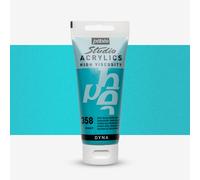 Pébéo 832-358 - Studio Acrylics Fine Acrylic - Acrylic Paint - Iridescent Acrylic - Iridescent Green-Blue, 100 ml