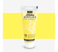 Pebeo : High Viscosity : Studio Acrylic Paint : 100ml : Lemon Cadmium Yellow Hue