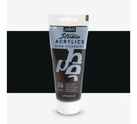 Pebeo : High Viscosity : Studio Acrylic Paint : 100ml : Mars Black