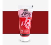 Pebeo : High Viscosity : Studio Acrylic Paint : 100ml : Naphtol Carmine