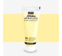 Pébéo 831-024 - Studio Acrylics Fine Acrylic - Acrylic Paint - Yellow Acrylic - Naples Yellow Hue, 100 ml