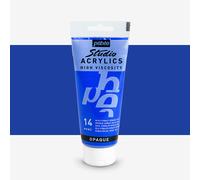 Pébéo - Studio Acrylics Fine Acrylic - Acrylic Paint - Blue Acrylic - Opaque Colbalt Blue Hue, 100 ml