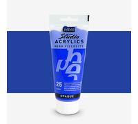 Pebeo : High Viscosity : Studio Acrylic Paint : 100ml : Opaque Light Ultramarine Blue
