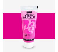 Pebeo : High Viscosity : Studio Acrylic Paint : 100ml : Opaque Vivid Pink