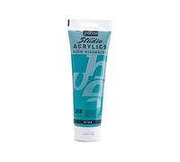 Pébéo High Viscosity Studio Acrylic Paint 250 ml Tube dyna vert bleu iridescent