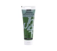 Pébéo High Viscosity Studio Acrylic Paint 250 ml Tube terre verte
