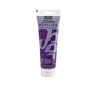 Pébéo 169-021 - Studio Acrylics Fine Acrylic - Acrylic Paint - Violet Acrylic - Oriental Violet, 250 ml