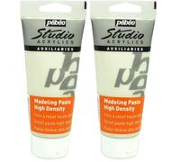 PEBEO High Viscosity Studio Acrylics Modeling Paste, White, 100 ml (Pack of 2)