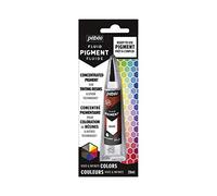 Pebeo Liquid Pigment Concentrate Resin-Mixable Colours-Opaque or Transparent Effect-Natural Origin, Brown, 20 ml