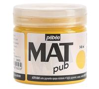 Pebeo Mat Pub 140ml Golden Yellow, 256003