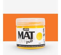 Pebeo : Mat Pub : Acrylic Paint : 140ml : Bright Orange