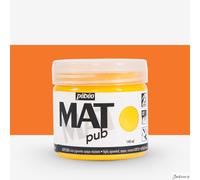Pebeo : Mat Pub : Acrylic Paint : 140ml : Bright Orange