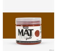 Pebeo : Mat Pub : Acrylic Paint : 140ml : Burnt Sienna
