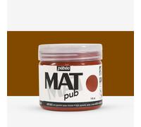 Pebeo : Mat Pub : Acrylic Paint : 140ml : Burnt Sienna