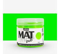 Pebeo 256029 Mat Pub, Fluorescent Green, 140ml