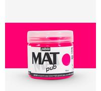 Pebeo : Mat Pub : Acrylic Paint : 140ml : Fluorescent Pink