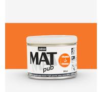 Pebeo : Mat Pub : Acrylic Paint : 500ml : Bright Orange
