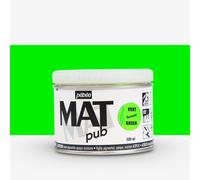 Pebeo : Mat Pub : Acrylic Paint : 500ml : Fluorescent Green