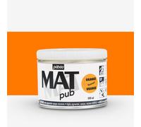 Pebeo : Mat Pub : Acrylic Paint : 500ml : Fluorescent Orange
