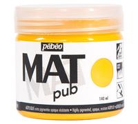 Pebeo MAT PUB Paint 140ml, 29 Professional Colours for Outdoor, Mural, Canvas