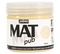 Pebeo MAT PUB Paint 140ml, 29 Professional Colours for Outdoor, Mural, Canvas
