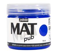 Pebeo MAT PUB Paint 140ml, 29 Professional Colours for Outdoor, Mural, Canvas