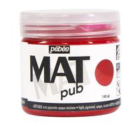 Pebeo MAT PUB Paint 140ml, 29 Professional Colours for Outdoor, Mural, Canvas