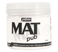 Pebeo MAT PUB Paint 140ml, 29 Professional Colours for Outdoor, Mural, Canvas