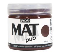 Pebeo MAT PUB Paint 140ml, 29 Professional Colours for Outdoor, Mural, Canvas