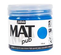 Pebeo MAT PUB Paint 140ml, 29 Professional Colours for Outdoor, Mural, Canvas