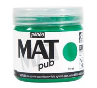 Pebeo MAT PUB Paint 140ml, 29 Professional Colours for Outdoor, Mural, Canvas