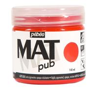 Pebeo MAT PUB Paint 140ml, 29 Professional Colours for Outdoor, Mural, Canvas