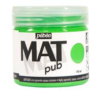 Pebeo MAT PUB Paint 140ml, 29 Professional Colours for Outdoor, Mural, Canvas