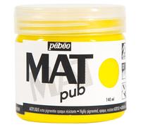 Pebeo MAT PUB Paint 140ml, 29 Professional Colours for Outdoor, Mural, Canvas