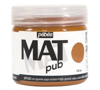 Pebeo MAT PUB Paint 140ml, 29 Professional Colours for Outdoor, Mural, Canvas