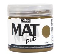 Pebeo MAT PUB Paint 140ml, 29 Professional Colours for Outdoor, Mural, Canvas