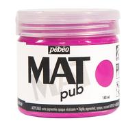 Pebeo MAT PUB Paint 140ml, 29 Professional Colours for Outdoor, Mural, Canvas