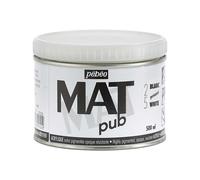 Pebeo MAT PUB Paint 500ml, 23 Professional Colours for Outdoor, Mural, Canvas