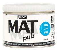 Pebeo MAT PUB Professional Art, Mural & Outdoor Acrylic Paint 500ml, 23 Colours
