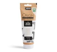 PEBEO - Origin Acrylics 120 ml - Eco-designed Acrylic Paint - High Viscosity - Iridescent Finish - 100% Recycled Binder - 96% European Raw Materials - Iridescent White