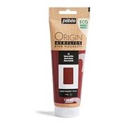 PEBEO - Origin Acrylics 120 ml - Eco-designed Acrylic Paint - High Viscosity - Matt Finish - 100% Recycled Binder - 96% European Raw Materials - Burnt Sienna