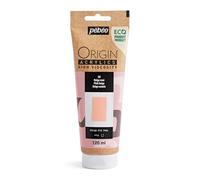 PEBEO - Origin Acrylics 120 ml - Eco-designed Acrylic Paint - High Viscosity - Matt Finish - 100% Recycled Binder - 96% European Raw Materials - Pink Beige