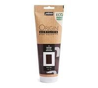 PEBEO - Origin Acrylics 240 ml - Eco-designed Acrylic Paint - High Viscosity - Matt Finish - 100% Recycled Binder - 96% European Raw Materials - Burnt Umber