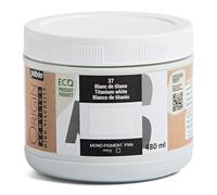 PEBEO - Origin Acrylics 480 ml - Eco-designed Acrylic Paint - High Viscosity - Matt Finish - 100% Recycled Binder - 96% European Origin Raw Materials - Titanium White