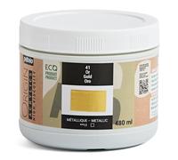 PEBEO - Origin Acrylics 480 ml - Eco-designed Acrylic Paint - High Viscosity - Metallic Finish - 100% Recycled Binder - 96% European Raw Materials - Gold